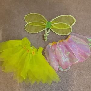 FREE W ANY PURCHASE! Kids Fairy Costume Set with Wings and Tutu